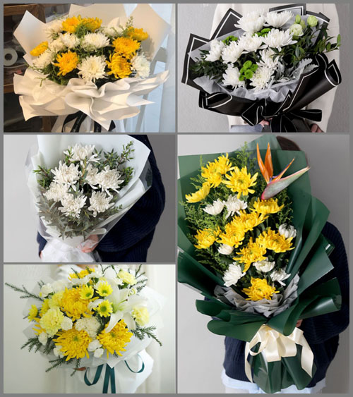 广东潮州市潮安区浮洋镇厦里美村白事花束代送